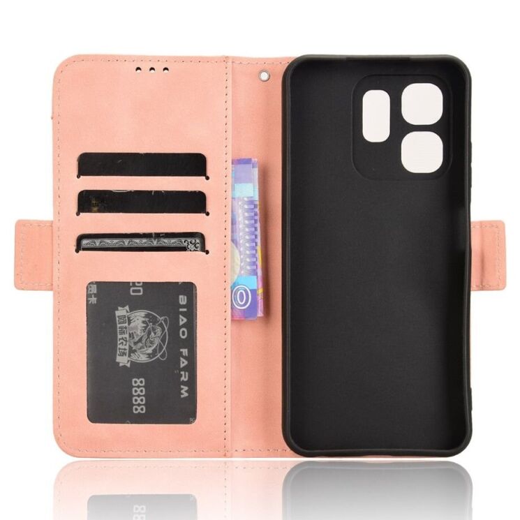 Чехол Deexe Wallet Stand для Infinix Smart 9 (X6532) / Hot 50i (X6531) - Pink: фото 5 из 7