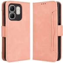 Чехол Deexe Wallet Stand для Infinix Smart 9 (X6532) / Hot 50i (X6531) - Pink: фото 1 из 7
