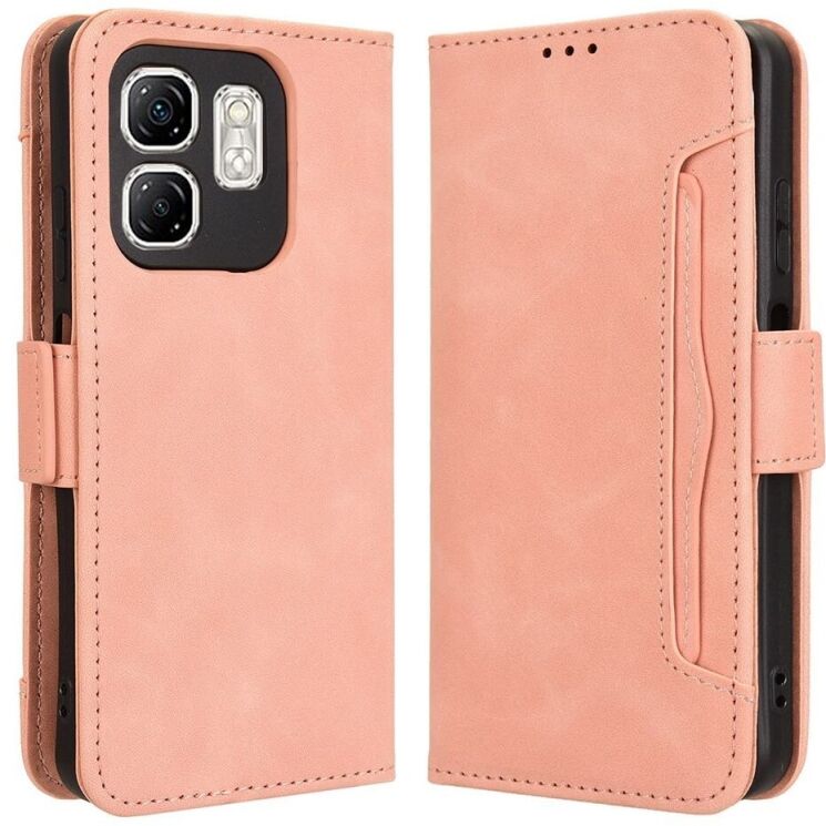 Чехол Deexe Wallet Stand для Infinix Smart 9 (X6532) / Hot 50i (X6531) - Pink: фото 1 из 7