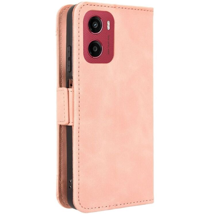Чехол Deexe Wallet Stand для Motorola Moto G05 / Moto E15 - Pink: фото 7 из 7