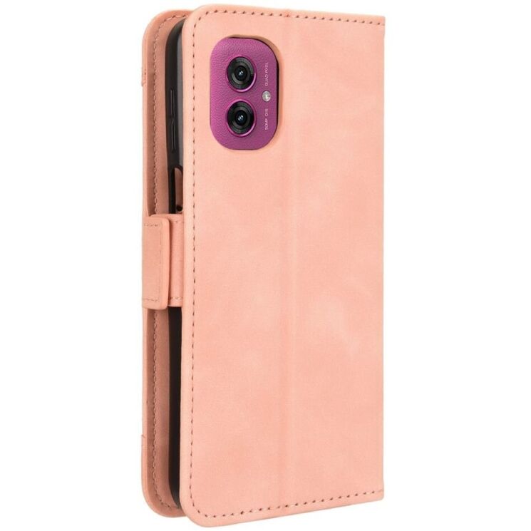 Чехол Deexe Wallet Stand для Motorola Moto G55 - Pink: фото 6 из 7