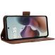 Чохол Deexe Wallet Stand для Motorola Moto G56 - Brown (383114Z). Фото 6 з 14