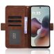 Чохол Deexe Wallet Stand для Motorola Moto G56 - Brown (383114Z). Фото 5 з 14