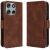 Чохол Deexe Wallet Stand для Motorola Moto G56 - Brown: фото 1 з 14