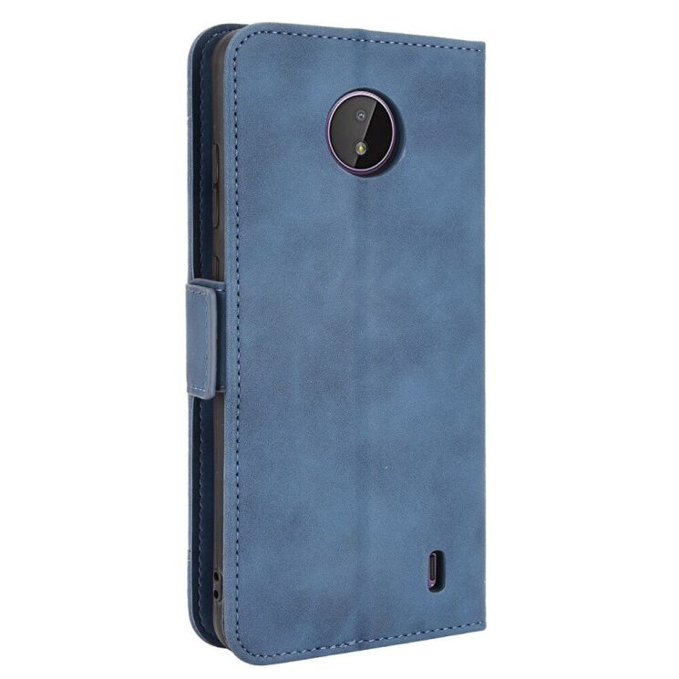 Чохол Deexe Wallet Stand для Nokia C10 / C20 - Blue: фото 3 з 15