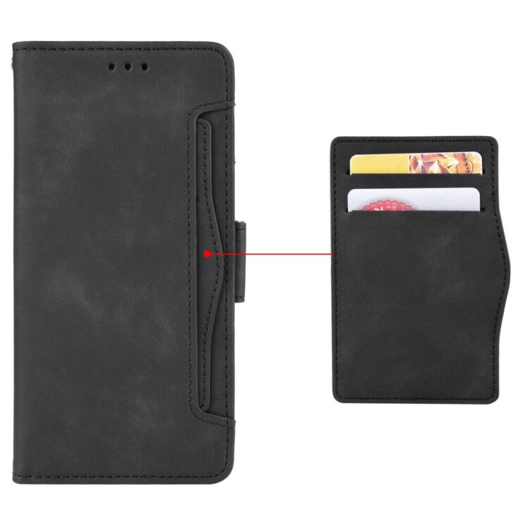Чехол Deexe Wallet Stand для Nokia G22 - Black: фото 6 из 9