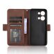 Чехол Deexe Wallet Stand для OPPO Reno 13 5G - Brown (376513Z). Фото 5 из 7