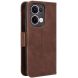 Чехол Deexe Wallet Stand для OPPO Reno 13 5G - Brown (376513Z). Фото 7 из 7