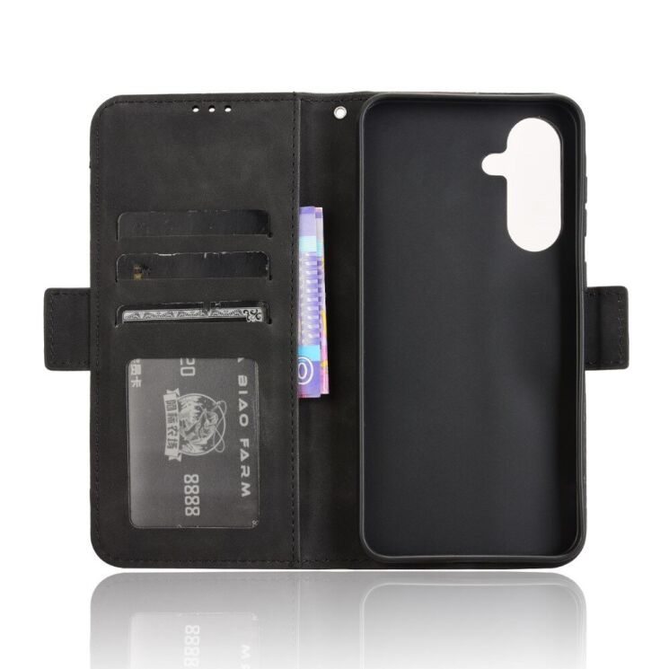 Чохол Deexe Wallet Stand для Samsung Galaxy A36 (A366) - Black: фото 5 з 7