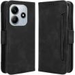 Чехол Deexe Wallet Stand для Xiaomi Redmi Note 14 5G - Black (373406B)