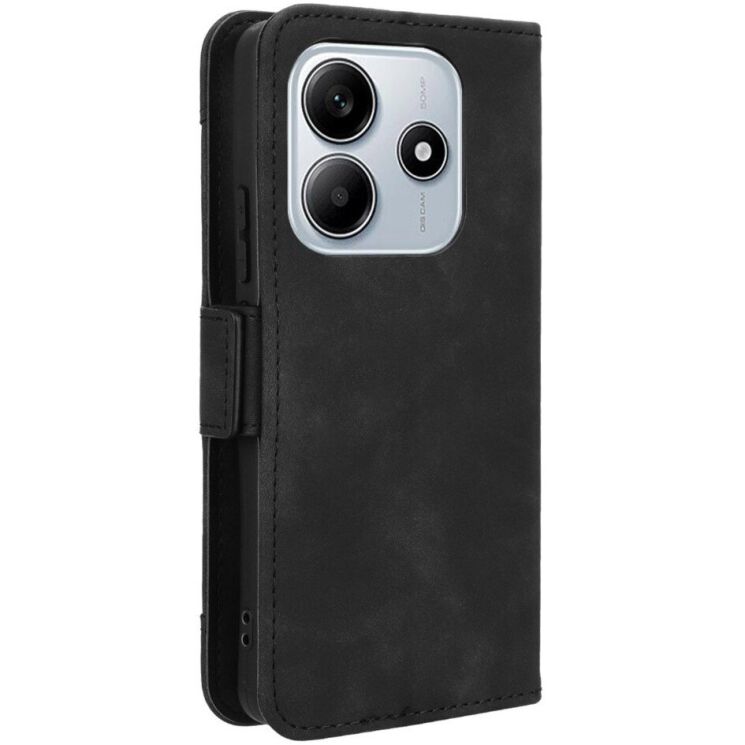 Чехол Deexe Wallet Stand для Xiaomi Redmi Note 14 5G - Black: фото 4 из 7