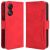 Чехол Deexe Wallet Stand для ZTE Blade A34 - Red: фото 1 из 7