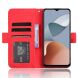 Чехол Deexe Wallet Stand для ZTE Blade A34 - Red (366141R). Фото 3 из 7