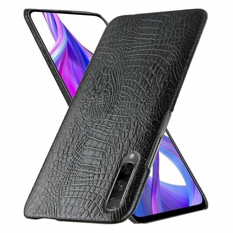 Чехол для Deexe Crocodile Style для Huawei P Smart Pro / Honor 9X (for China) - Black: фото 2 из 6