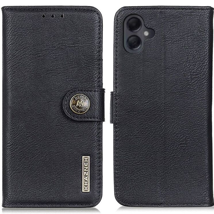 Чохол KHAZNEH Leather Wallet для Samsung Galaxy A06 (A065) - Black: фото 1 з 8