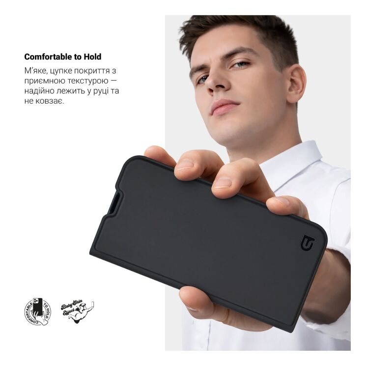 Чехол-книжка ArmorStandart OneFold Case для OPPO A6x - Black: фото 5 из 5