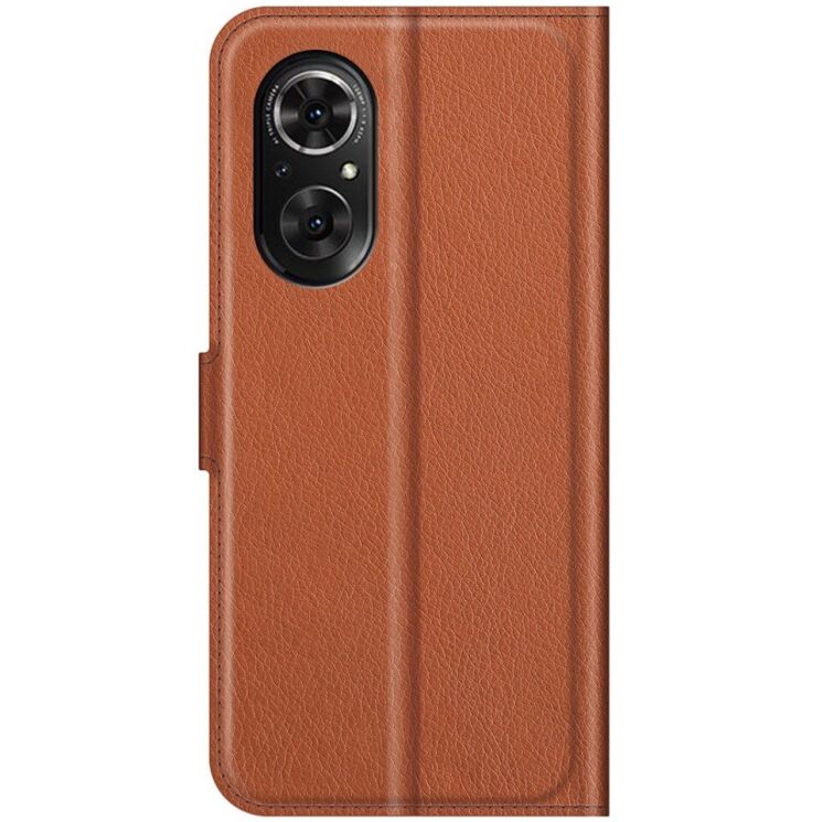 Классический чехол-книжка Deexe Book Type для Huawei Nova 9 SE - Brown: фото 4 из 7