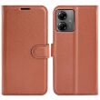 Чохол-книжка Deexe Book Type для Motorola Moto G14 - Brown (335508Z)