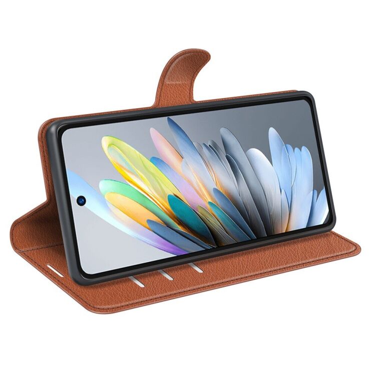 Чохол-книжка Deexe Book Type для ZTE Blade A75 - Brown: фото 3 з 9
