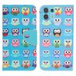 Чехол-книжка Deexe Color Wallet для Motorola Edge 20 Lite - Cute Owls (288906C)