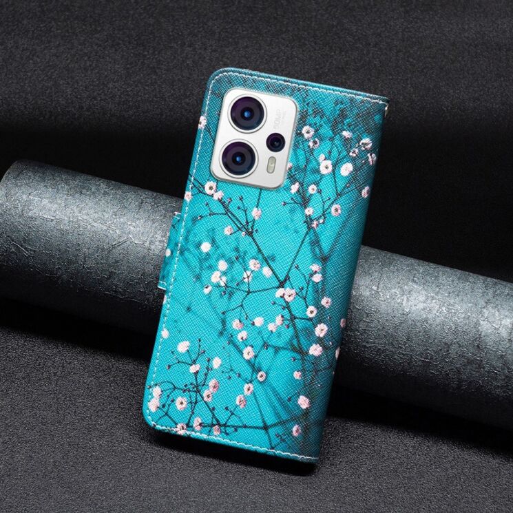 Чехол-книжка Deexe Color Wallet для Motorola Moto G13 / G23 - Plum Blossom: фото 3 из 7