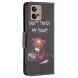 Чехол-книжка Deexe Color Wallet для Motorola Moto G32 - Bear (304405A). Фото 3 из 7