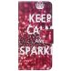 Чехол-книжка Deexe Color Wallet для Nokia 2.4 - Keep Calm and Sparkle (270405G). Фото 2 из 7