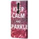 Чехол-книжка Deexe Color Wallet для Nokia 2.4 - Keep Calm and Sparkle (270405G). Фото 4 из 7