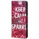 Чехол-книжка Deexe Color Wallet для Nokia 2.4 - Keep Calm and Sparkle (270405G). Фото 3 из 7