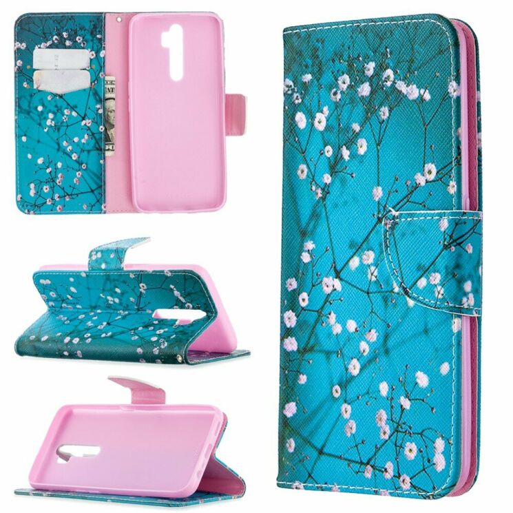 Чехол-книжка Deexe Color Wallet для OPPO A5 2020 / A9 2020 - Flower: фото 1 из 9