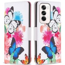 Чехол-книжка Deexe Color Wallet для OPPO Reno 12 - Two Butterflies: фото 1 из 7