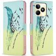Чехол-книжка Deexe Color Wallet для Realme C53 / C51 - Feather and Birds (338604I)