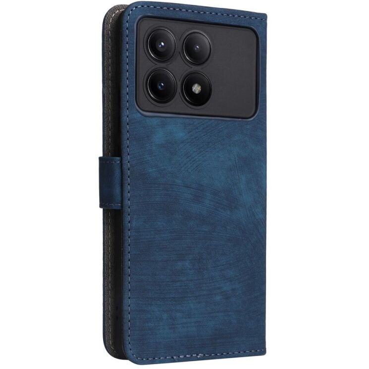 Чехол-книжка Deexe Delta Book для Xiaomi Poco X6 Pro - Blue: фото 5 из 7