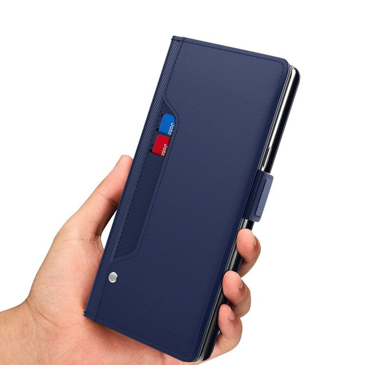 Чохол-книжка Deexe Eclipse Wallet для Motorola Moto G05 / Moto E15 - Blue: фото 8 з 9