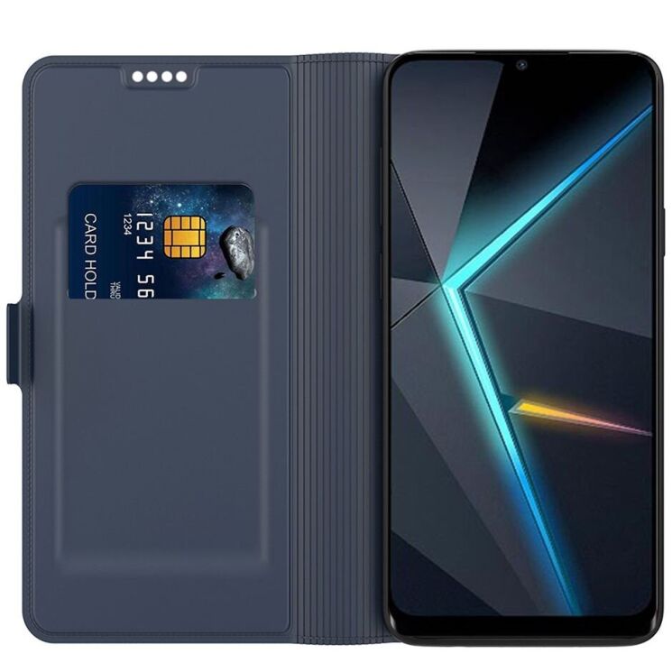Чохол-книжка Deexe Faro Wallet для ZTE Nubia V70 - Blue: фото 2 з 7