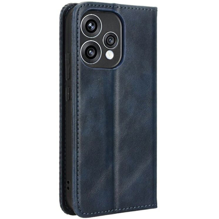 Чохол-книжка Deexe Retro Style для OPPO Reno 15 - Blue: фото 6 з 7