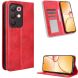 Чехол-книжка Deexe Retro Style для Realme C85 - Red (403800R). Фото 2 из 18