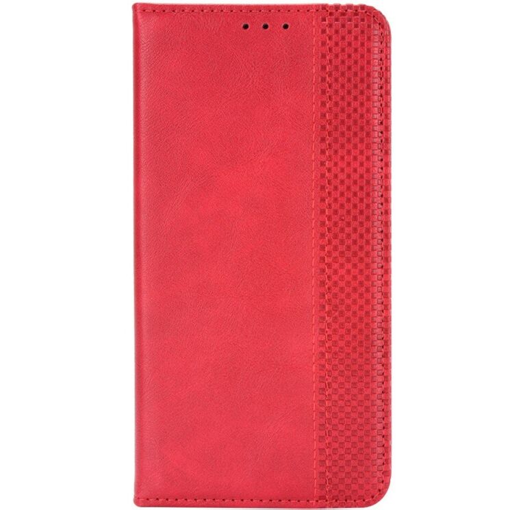 Чехол-книжка Deexe Retro Style для Realme C85 - Red: фото 4 из 18