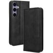 Чехол-книжка Deexe Retro Style для Samsung Galaxy S26 (S942) - Black (407221B)