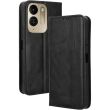 Чехол-книжка Deexe Retro Style для Xiaomi Poco C95 Pro - Black (429206B)