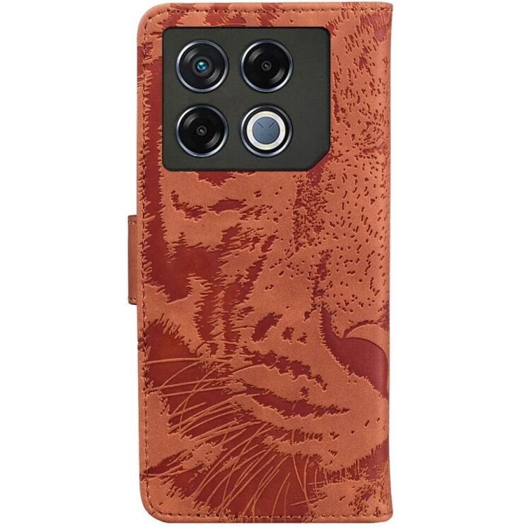 Чехол-книжка Deexe Tiger для Infinix GT 20 Pro - Brown: фото 6 из 7