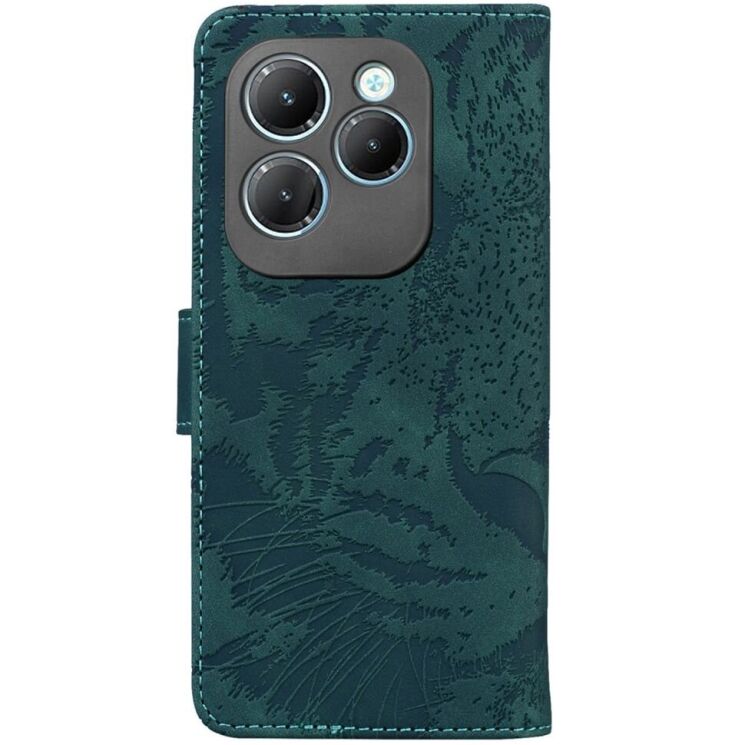 Чохол-книжка Deexe Tiger для Infinix Hot 40 / 40 Pro - Green: фото 6 з 7