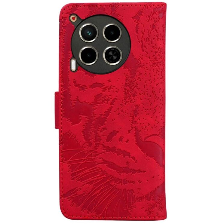 Чехол-книжка Deexe Tiger для TECNO Camon 30 (CL6) - Red: фото 6 из 7