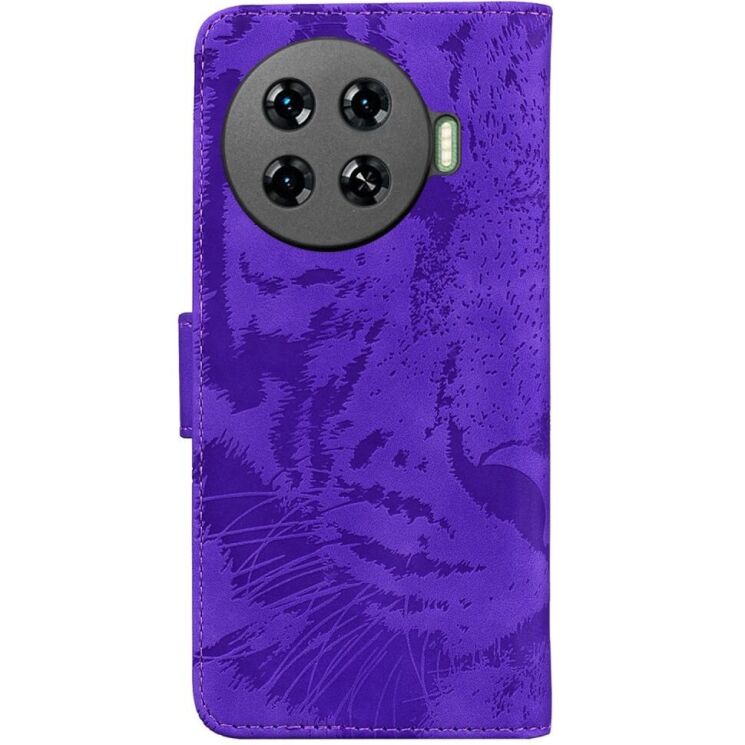 Чехол-книжка Deexe Tiger для TECNO Spark 20 Pro+ - Purple: фото 6 из 7