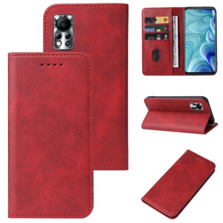 Чехол-книжка Deexe Wallet Case для Infinix Hot 11s NFC (X6812B) - Red: фото 2 из 8