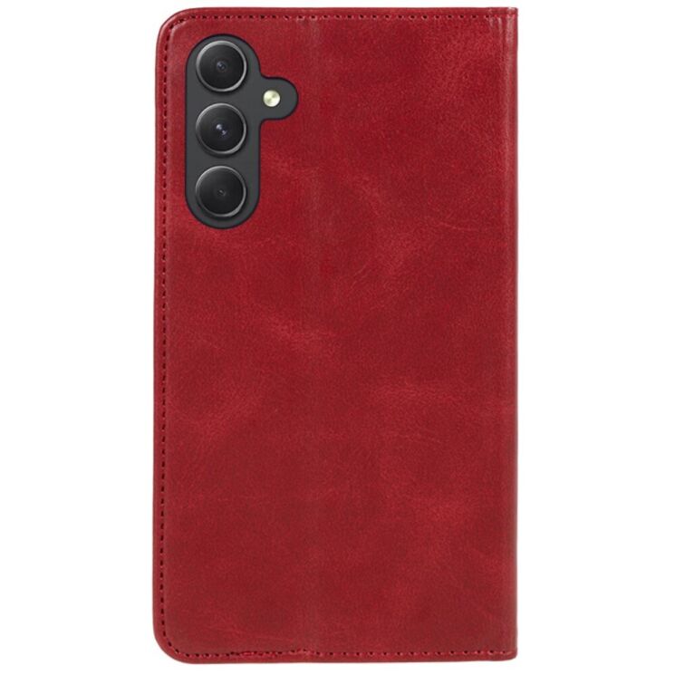 Чехол-книжка Deexe Wallet Case для Samsung Galaxy M35 (M356) - Red: фото 7 из 7
