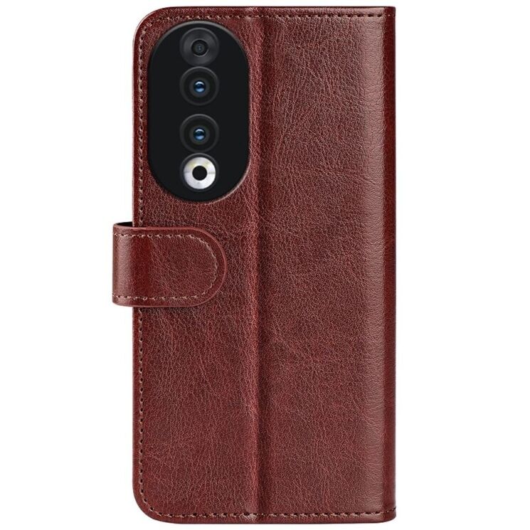 Чехол-книжка Deexe Wallet Style для Honor 90 - Brown: фото 5 из 9