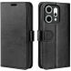 Чохол-книжка Deexe Wallet Style для OPPO Reno 14 5G - Black (388408B). Фото 4 з 9