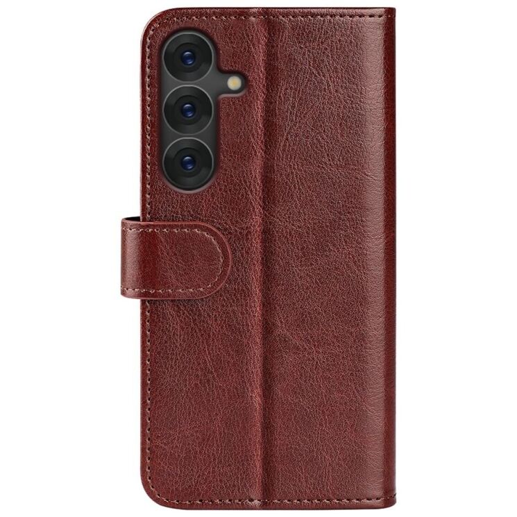 Чехол-книжка Deexe Wallet Style для Samsung Galaxy S25 (S931) - Brown: фото 5 из 7