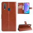 Чехол-книжка Deexe Wallet Style для VIVO Y17 / Y15 - Brown (225708Z)